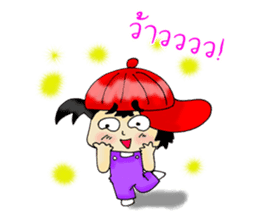PuuBoy ( Young red hat boy ) sticker #7922521
