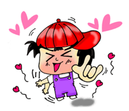 PuuBoy ( Young red hat boy ) sticker #7922522