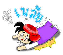 PuuBoy ( Young red hat boy ) sticker #7922525