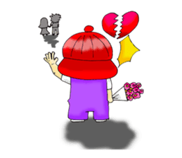 PuuBoy ( Young red hat boy ) sticker #7922539
