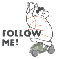 V BOY /English version sticker #7922877