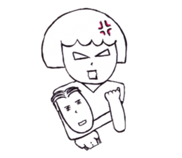 Daily lives of complicated family sticker #7923015