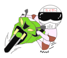 Pig became a rider sticker #7923423