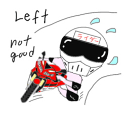 Pig became a rider sticker #7923424