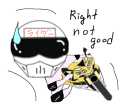 Pig became a rider sticker #7923425