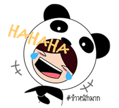 Nuu Panda n family sticker #7923501