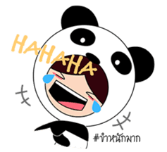 Nuu Panda n family sticker #7923501