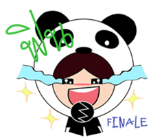 Nuu Panda n family sticker #7923505