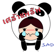 Nuu Panda n family sticker #7923509