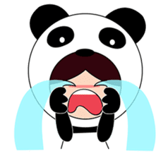 Nuu Panda n family sticker #7923524
