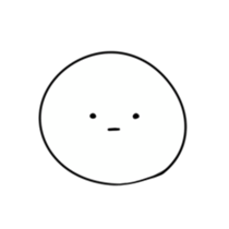 Serious look stamp sticker #7923819