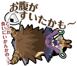 Waguruma Sticker(Everyday of sheep) sticker #7923845