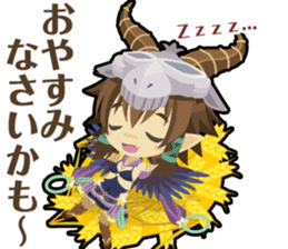 Waguruma Sticker(Everyday of sheep) sticker #7923846