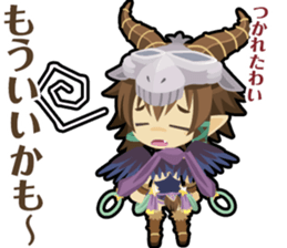 Waguruma Sticker(Everyday of sheep) sticker #7923858