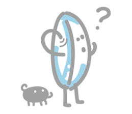 Contact lenses and bacteria sticker #7923998