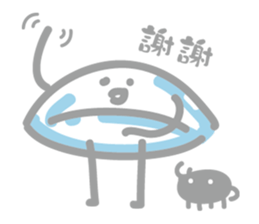 Contact lenses and bacteria sticker #7924004