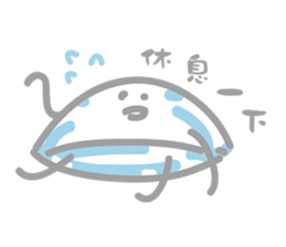 Contact lenses and bacteria sticker #7924011