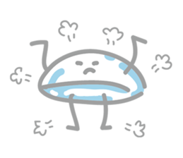 Contact lenses and bacteria sticker #7924012