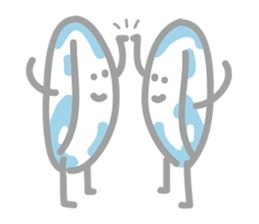 Contact lenses and bacteria sticker #7924013