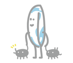 Contact lenses and bacteria sticker #7924016