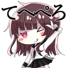 Mini Seifuku Girl sticker #7925143