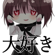Mini Seifuku Girl sticker #7925176