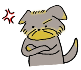 Dog Momo sticker #7925278