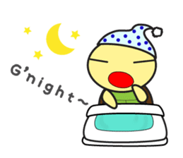 Grumpy bunny and turtle- English sticker #7925662