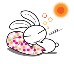Grumpy bunny and turtle- English sticker #7925682