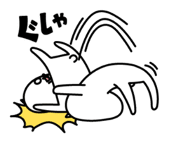 The exaggerated too cat 2 sticker #7925880