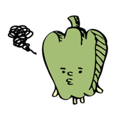 maybe green pepper sticker #7925908