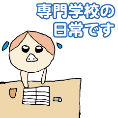 Daily life of a professional student.