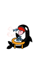 Boppa of orca sticker #7926297