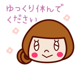 Cute sociable sticker sticker #7926497