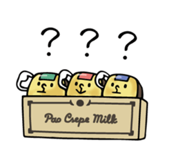 pao crepe MILK sticker #7927529
