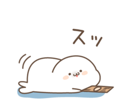 Sticker of a cute seal5 sticker #7927666