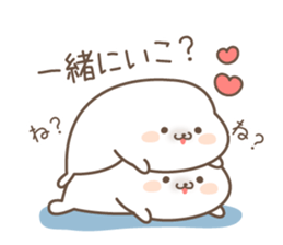 Sticker of a cute seal5 sticker #7927678