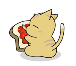 Cheeky cat's sticker #7928522