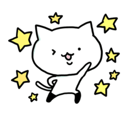 Knee socks cat (English) sticker #7928627