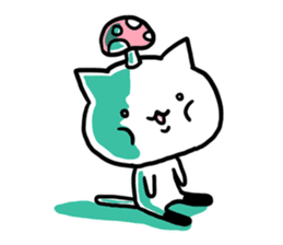 Knee socks cat (English) sticker #7928629