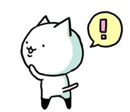 Knee socks cat (English) sticker #7928635