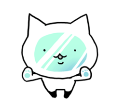 Knee socks cat (English) sticker #7928642