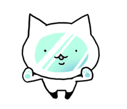 Knee socks cat (English) sticker #7928642