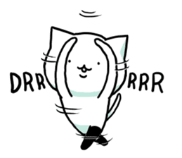 Knee socks cat (English) sticker #7928644