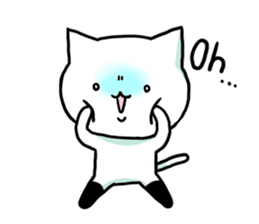 Knee socks cat (English) sticker #7928648