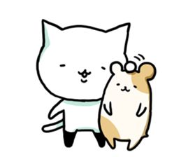 Knee socks cat (English) sticker #7928649