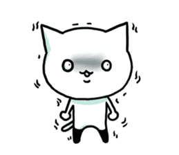 Knee socks cat (English) sticker #7928650