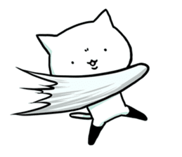 Knee socks cat (English) sticker #7928652