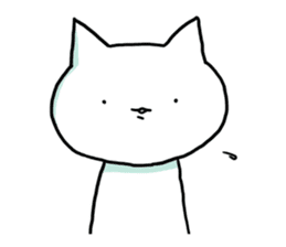 Knee socks cat (English) sticker #7928656