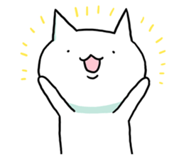 Knee socks cat (English) sticker #7928657